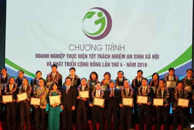Tôn vinh 60 doanh nghiệp thực hiện tốt trách nhiệm an sinh xã hội