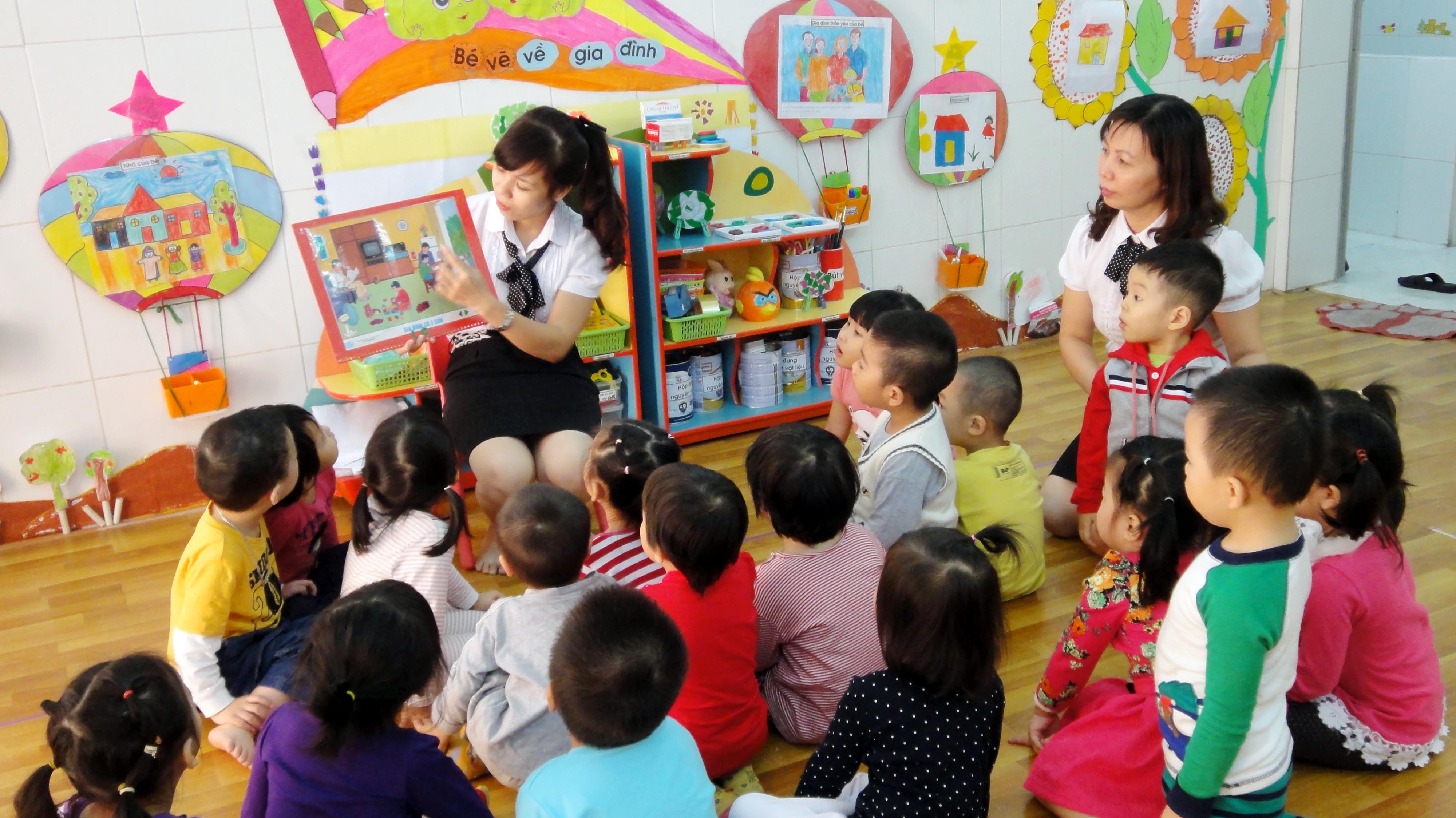 Dừng chuyển giáo viên phổ thông xuống dạy mầm non