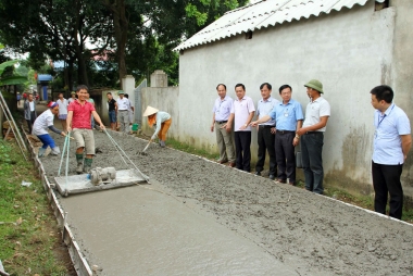 Nâng mục tiêu trong xây dựng nông thôn mới năm 2018