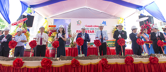 Khởi công xây dựng Dự án cao ốc văn phòng hạng A - Five Star Tower