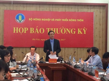 Quý I năm 2017, tăng trưởng GDP ngành nông nghiệp ước tăng 2,03%
