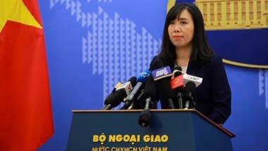 Việt Nam lên tiếng về việc Trung Quốc tập trận ở Biển Đông