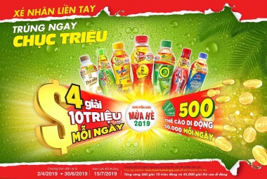 Uống Number 1, săn thưởng hàng chục triệu đồng mỗi ngày