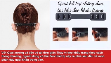 Dụng cụ Quai xương cá đeo khẩu trang chống đau tai bất ngờ được săn lùng
