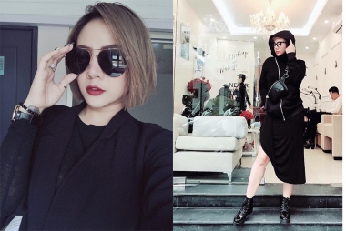 Loạt ảnh xuống phố thời trang cá tính của model Lê Kim Chi