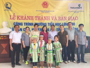 Hiện thực ước mơ xây trường cho học sinh Lũng Lìu, Cao Bằng