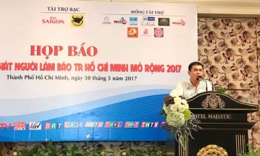 Họp báo liên hoan tiếng hát người làm báo mở rộng 2017
