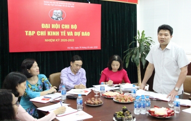 Chi bộ Tạp chí Kinh tế và Dự báo tổ chức thành công Đại hội nhiệm kỳ 2020-2022