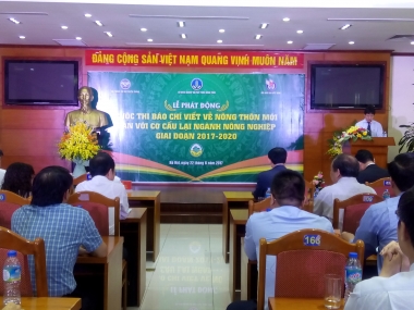 Phát động cuộc thi báo chí viết về nông thôn mới
