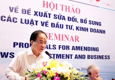 Cần rà soát các luật về đầu tư, kinh doanh