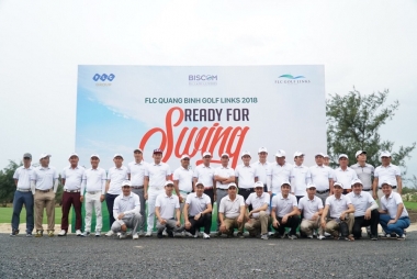 Cận cảnh vẻ đẹp của 18 hố golf đầu tiên trong tổ hợp FLC Quang Binh Golf Links