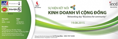 Sự kiện Kết nối “Kinh doanh vì cộng đồng”