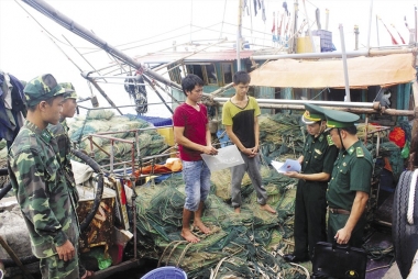 Kiên quyết không cho ra khơi khi chưa đủ các thủ tục, giấy tờ, các trang thiết bị theo quy định
