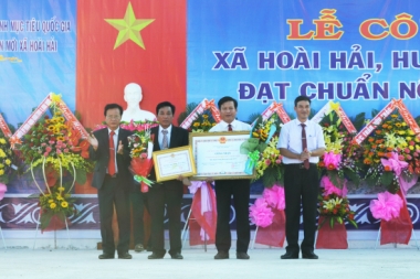 Bình Định có 2 đơn vị cấp huyện đạt chuẩn nông thôn mới