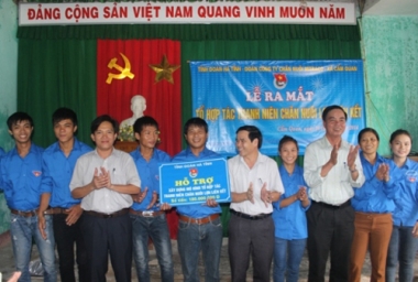 Hà Tĩnh: Ra mắt mô hình điểm Tổ hợp tác thanh niên chăn nuôi
