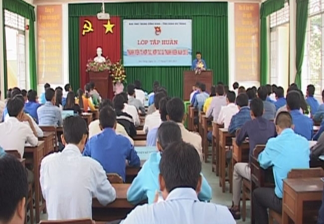 Sóc Trăng tổ chức tập huấn cho thành viên tổ hợp tác, hợp tác xã thanh niên năm 2015