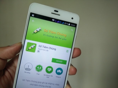 Ứng dụng “Sổ tiêm chủng trên smartphone”