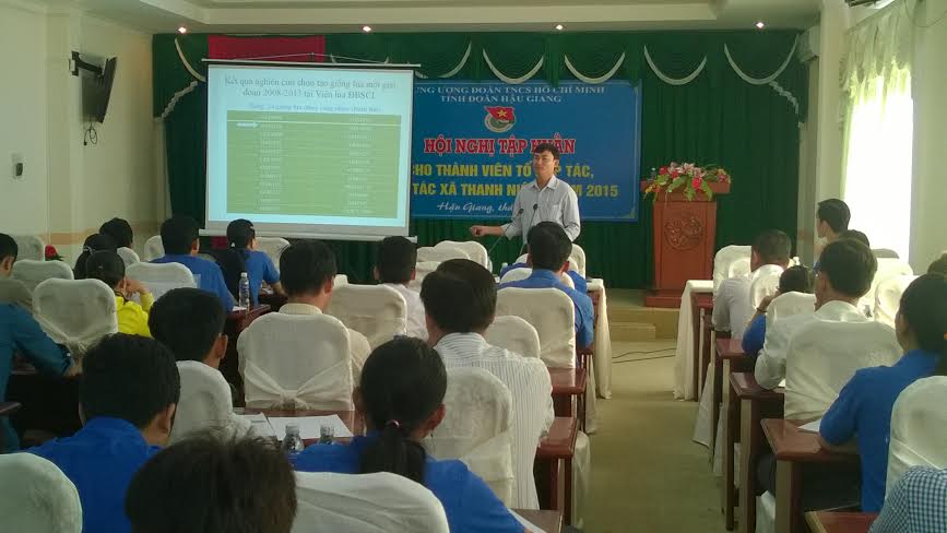 Tập huấn thành viên tổ hợp tác, hợp tác xã thanh niên năm 2015 tại Hậu Giang