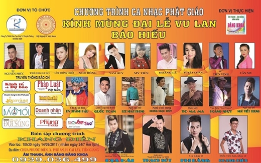 Hứa hẹn những bất ngờ cùng đêm nhạc mừng Vu Lan tại chùa Phước Điền