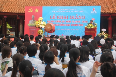 Học viện Chính sách và Phát triển tổ chức Lễ khai giảng năm học mới