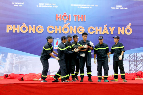 Sôi nổi Hội thi Phòng chống cháy nổ
