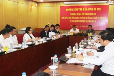 Bộ KH&ĐT đã có nhiều điểm mới, sáng tạo trong triển khai Nghị quyết Trung ương 4