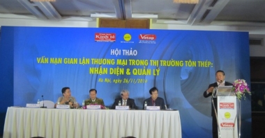 "Khoảng 20% thị phần thị trường tôn thép năm 2014 là hàng giả, hàng nhái"