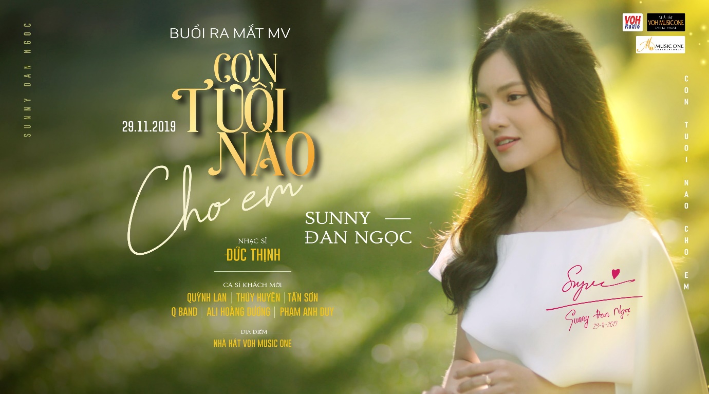 Sunny Đan Ngọc ra mắt MV đầu tay