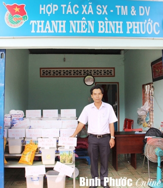 Tín hiệu vui từ HTX gạo thanh niên của Bình Phước