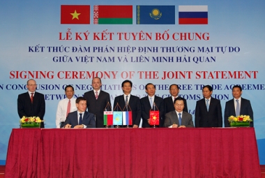 Kết thúc đàm phán VCUFTA