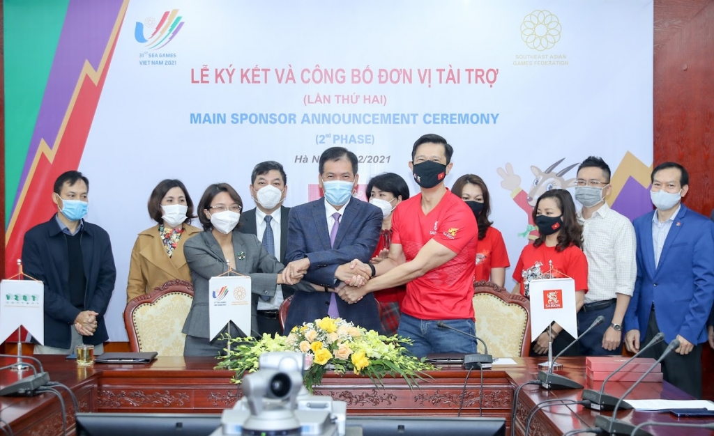 Lễ công bố nhà tài trợ kim cương cho SEA Games 31, tại Việt Nam. Lễ công bố nhà tài trợ kim cương cho SEA Games 31, tại Việt Nam.