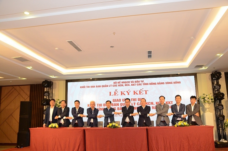 Khối thi đua Ban Quản lý các KCN, KCX, KKT các tỉnh đồng bằng sông Hồng nỗ lực vượt khó, triển khai hiệu quả các phong trào thi đua năm 2023
