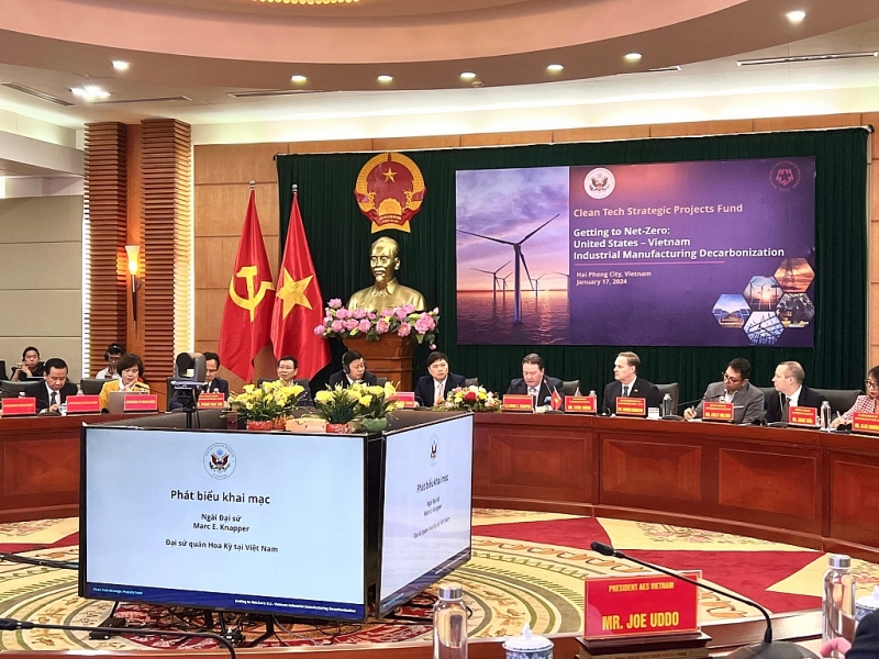 Hải Phòng- Hoa Kỳ chung tay tìm giải pháp giảm phát thải carbon trong sản xuất công nghiệp tại thành phố Hải Phòng Hải Phòng- Hoa Kỳ chung tay tìm giải pháp giảm phát thải carbon trong sản xuất công nghiệp tại thành phố Hải Phòng
