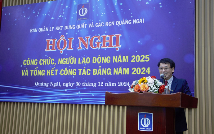 Ban Quản lý khu kinh tế Dung Quất và các khu công nghiệp Quảng Ngãi: Hoàn thành toàn diện nhiệm vụ quản lý và phát triển KKT, KCN năm 2024