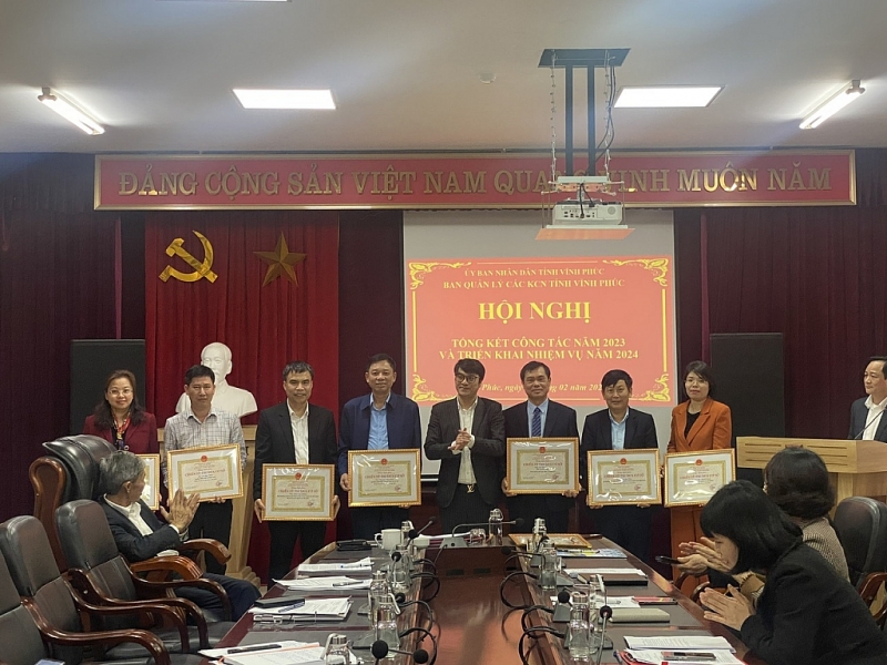 Ban Quản lý các KCN Vĩnh Phúc hoàn thành thắng lợi nhiệm vụ phát triển các KCN năm 2023 Ban Quản lý các KCN Vĩnh Phúc hoàn thành thắng lợi nhiệm vụ phát triển các KCN năm 2023