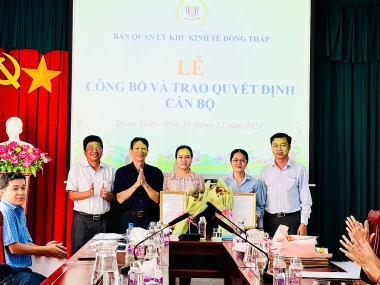 Ban Quản lý Khu kinh tế tỉnh Đồng Tháp: Phát huy vai trò quản lý nhà nước, xây dựng và phát triển KKT và các KCN ngày càng phát triển vững mạnh