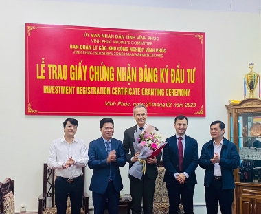 Các KCN tỉnh Vĩnh Phúc thu hút hiệu quả vốn đầu tư trong tháng 4/2023