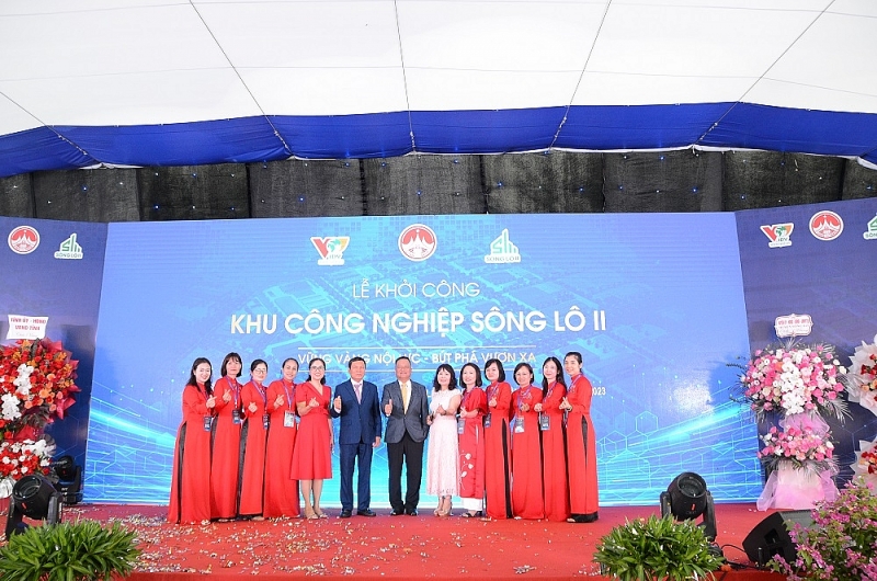 Tỉnh Vĩnh Phúc: Khởi công khu công nghiệp Sông Lô II, cơ hội lớn cho các nhà đầu tư Tỉnh Vĩnh Phúc: Khởi công khu công nghiệp Sông Lô II, cơ hội lớn cho các nhà đầu tư