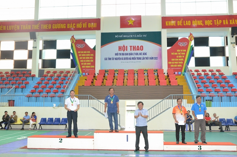 Sức bật của Hội thao Khối Thi đua ngành KCN, KKT, KCNC các tỉnh Tây Nguyên và Duyên hải miền Trung Sức bật của Hội thao Khối Thi đua ngành KCN, KKT, KCNC các tỉnh Tây Nguyên và Duyên hải miền Trung