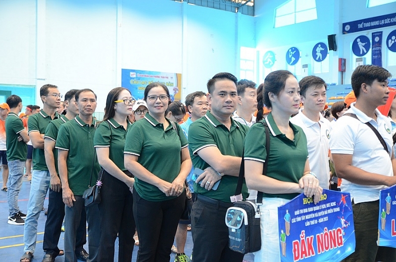 Quảng Ngãi: Khai mạc Hội thao Khối thi đua Ban Quản lý KCN, KKT, KCNC các tỉnh Tây nguyên - Duyên hải miền Trung năm 2023 Quảng Ngãi: Khai mạc Hội thao Khối thi đua Ban Quản lý KCN, KKT, KCNC các tỉnh Tây nguyên - Duyên hải miền Trung năm 2023