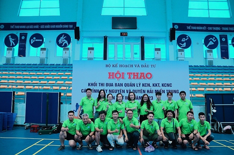 Quảng Ngãi: Khai mạc Hội thao Khối thi đua Ban Quản lý KCN, KKT, KCNC các tỉnh Tây nguyên - Duyên hải miền Trung năm 2023 Quảng Ngãi: Khai mạc Hội thao Khối thi đua Ban Quản lý KCN, KKT, KCNC các tỉnh Tây nguyên - Duyên hải miền Trung năm 2023