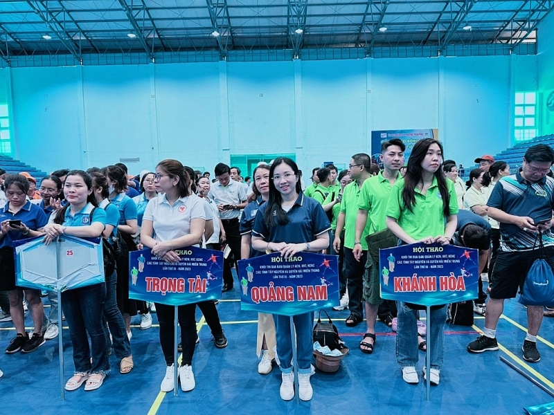 Quảng Ngãi: Khai mạc Hội thao Khối thi đua Ban Quản lý KCN, KKT, KCNC các tỉnh Tây nguyên - Duyên hải miền Trung năm 2023 Quảng Ngãi: Khai mạc Hội thao Khối thi đua Ban Quản lý KCN, KKT, KCNC các tỉnh Tây nguyên - Duyên hải miền Trung năm 2023