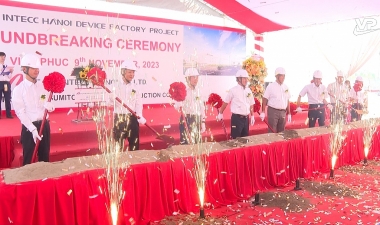 Tháng 11/2023, hoạt động đầu tư kinh doanh trong các KCN tỉnh Vĩnh Phúc tiếp tục phát triển