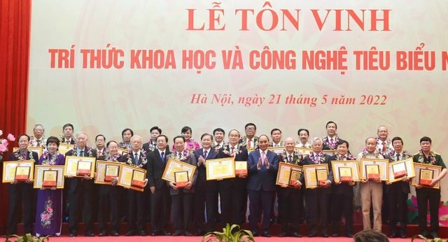 Vinh danh 106 trí thức khoa học và công nghệ tiêu biểu năm 2022