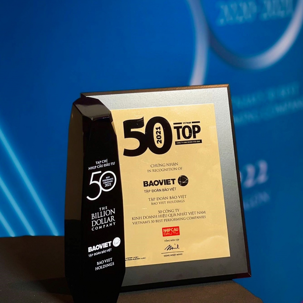 Bảo Việt: Doanh nghiệp tỷ đô, lần thứ 5 ghi danh TOP 50 công ty kinh doanh hiệu quả nhất Việt Nam Bảo Việt: Doanh nghiệp tỷ đô, lần thứ 5 ghi danh TOP 50 công ty kinh doanh hiệu quả nhất Việt Nam
