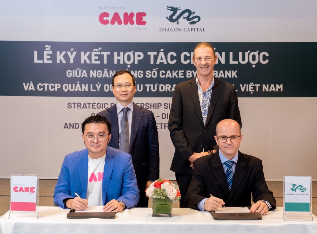 Dragon Capital và Cake by VPBank hợp tác chiến lược: Đưa đầu tư vi mô đến với mọi người