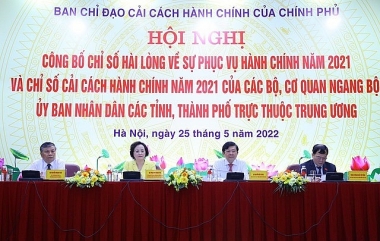 Công bố chỉ số đánh giá về cải cách hành chính năm 2021