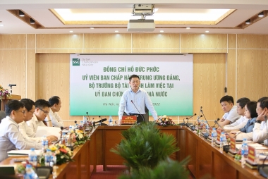 Bộ trưởng Hồ Đức Phớc: Đặt quyết tâm mới đưa TTCK phát triển mạnh và bền vững hơn