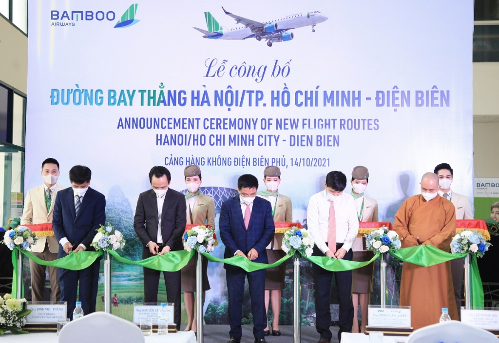 Điện Biên lần đầu tiên có đường bay thẳng thương mại khai thác bằng phản lực khu vực Điện Biên lần đầu tiên có đường bay thẳng thương mại khai thác bằng phản lực khu vực