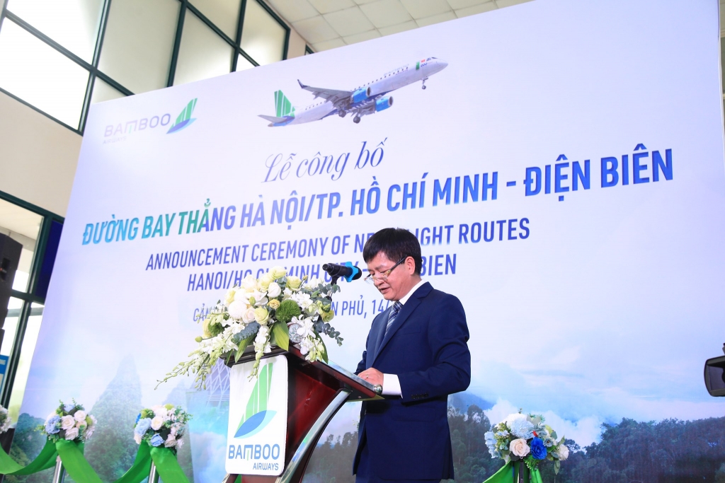 Điện Biên lần đầu tiên có đường bay thẳng thương mại khai thác bằng phản lực khu vực Điện Biên lần đầu tiên có đường bay thẳng thương mại khai thác bằng phản lực khu vực